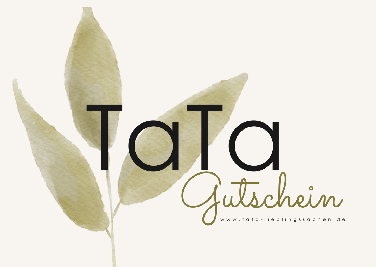 Digitaler Geschenkgutschein